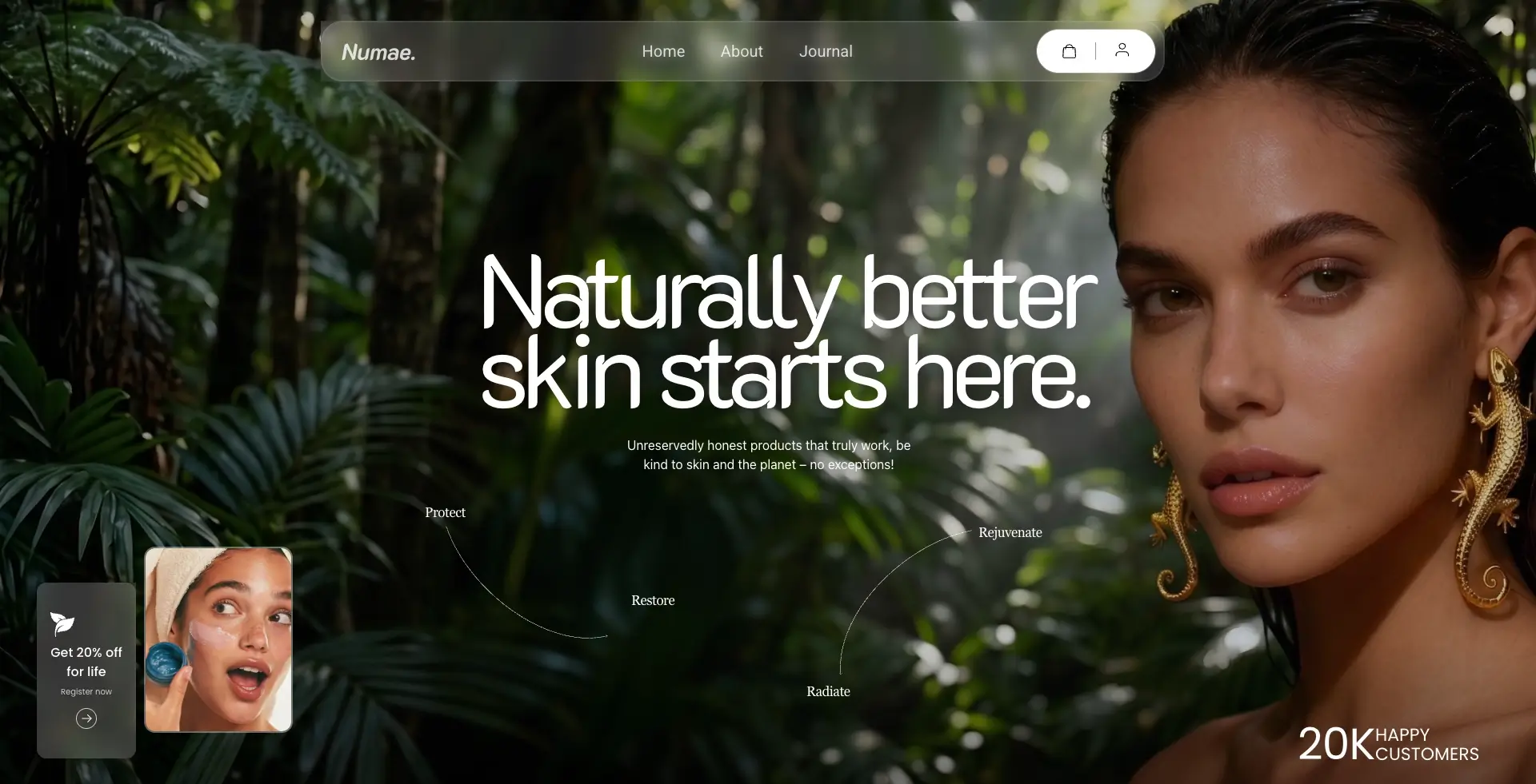 weboldal redesign előtte utána - Numae